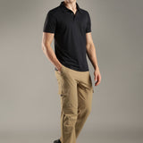 Men Stylish Polo With Button Closure