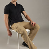 Men Stylish Polo With Button Closure