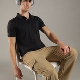 Men Stylish Polo With Button Closure