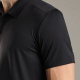 Men Stylish Polo With Button Closure