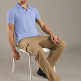 Men Stylish Polo With Button Closure