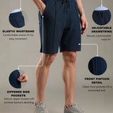 Men Pintuck Shorts With Zipper Pocket