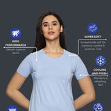 Women Breathable Quick Dry Regular Fit Sports T-Shirt