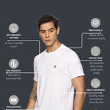 Men Round neck Bamboo Cotton T shirt