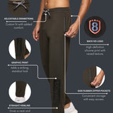 Men side pocket with Zipper closing and outside Drawstring Track Pants