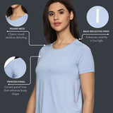 Women Breathable Quick Dry Regular Fit Sports T-Shirt