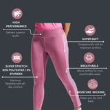 Women’s High Waist Printed Side Panel Tights