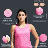 Women's Razor Back Printed Tank Top