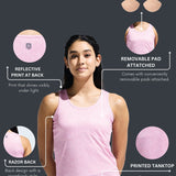 Women's Razor Back Printed Tank Top