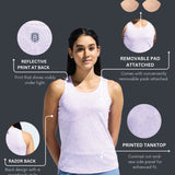 Women's Razor Back Printed Tank Top