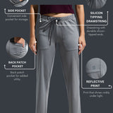 WOMEN’S MULTI POCKET TRACK PANT WITH DRAWSTRING