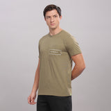 Men's Super Stylish Organic Cotton T Shirt With Printed Chest Pocket