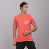 Men's Super Stylish Organic Cotton T Shirt With Printed Chest Pocket