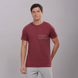 Men's Super Stylish Organic Cotton T Shirt with Printed Chest Pocket