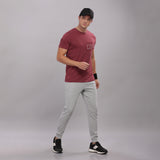 Men's Super Stylish Organic Cotton T Shirt with Printed Chest Pocket