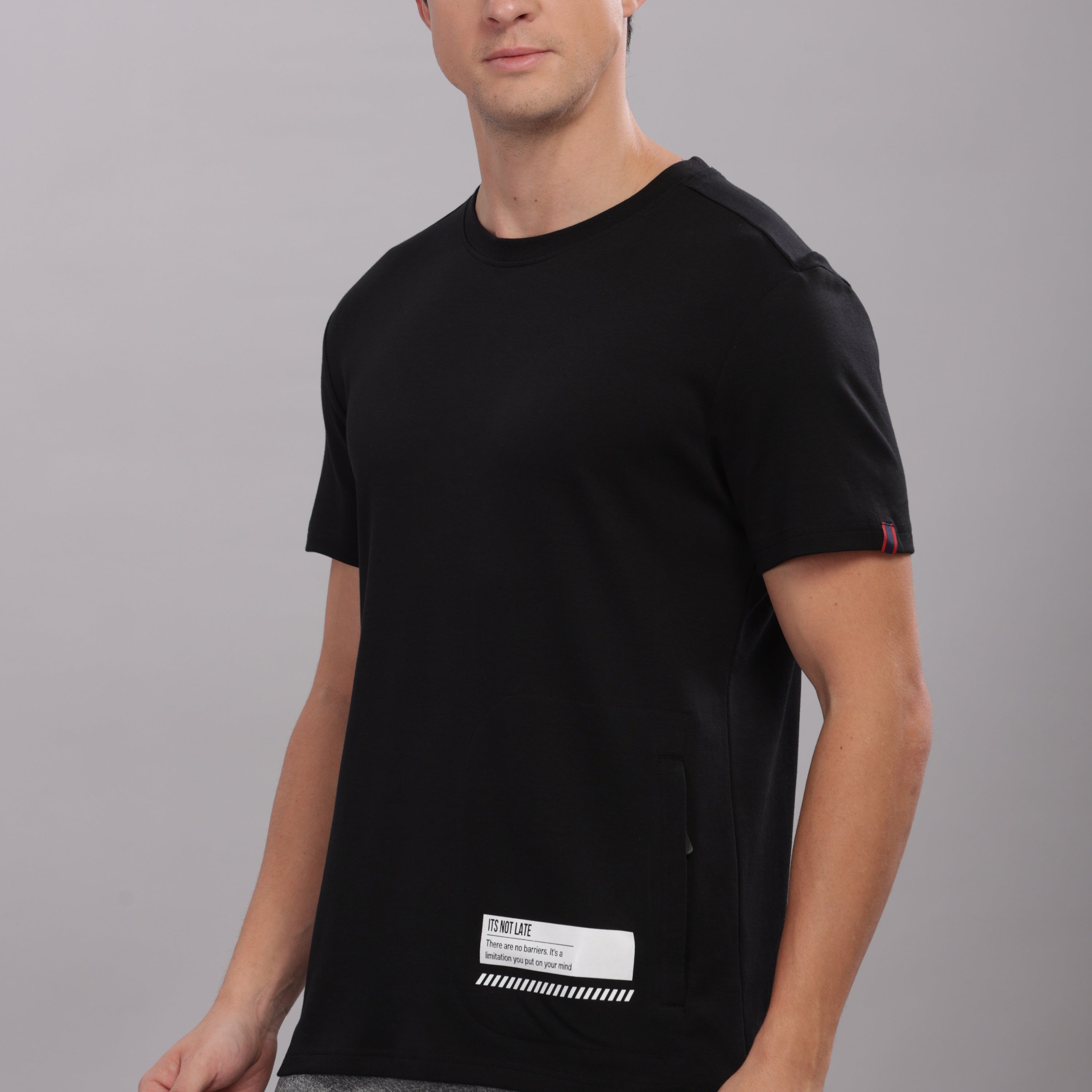 Men's Round neck Pure Cotton gentle T-Shirt-Domin8(Off White)