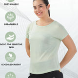 Women's Ultra Soft And Hypoallergenic Tencel Polyester T-shirts
