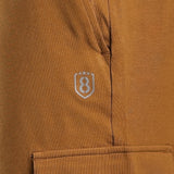 Men Cargo Shorts With Elasticated Waist Band And Adjustable Drawstring