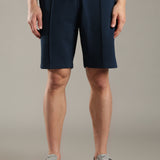 Men Pintuck Shorts With Zipper Pocket