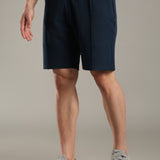 Men Pintuck Shorts With Zipper Pocket