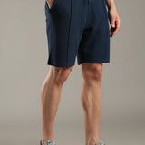 Men Pintuck Shorts With Zipper Pocket
