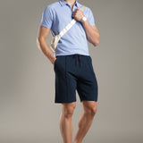 Men Pintuck Shorts With Zipper Pocket