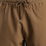 Men Solid Shorts With Side Pocket With Zipper Closure