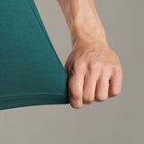Dropped Shoulder Half-Zip Polo T Shirt with minimal graphic print