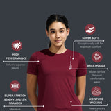 Women’s criss cross back mesh top