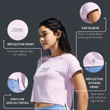 Women's High Low Graphic Print T-Shirt