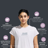 Women's High Low Graphic Print T-Shirt