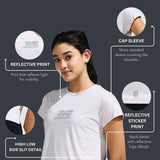 Women's High Low Graphic Print T-Shirt