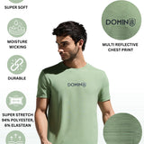 Men's Round Neck Multi reflector Logo T-Shirt