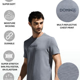 Men's Round Neck Multi reflector Logo T-Shirt