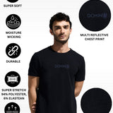 Men's Round Neck Multi reflector Logo T-Shirt
