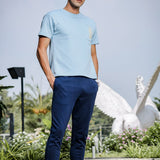 Men’s Round Neck Soft Cotton Stretchable T-Shirt
