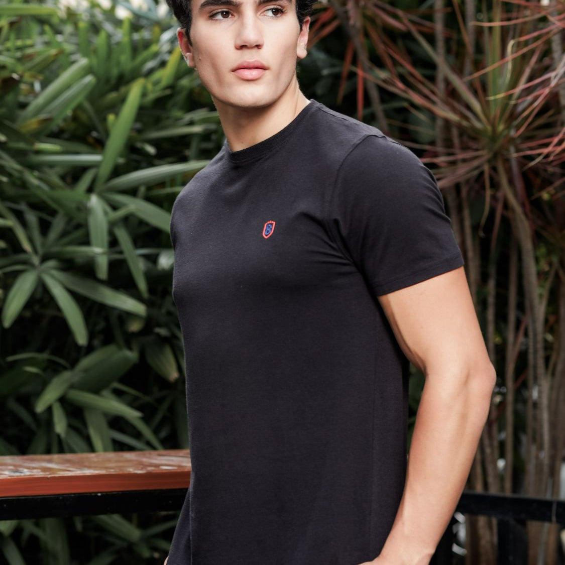 Men Round neck Bamboo Cotton T shirt