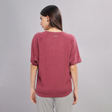 Women UPF Sun Protection Eco Friendly Yoga Top With Batwing Sleeve