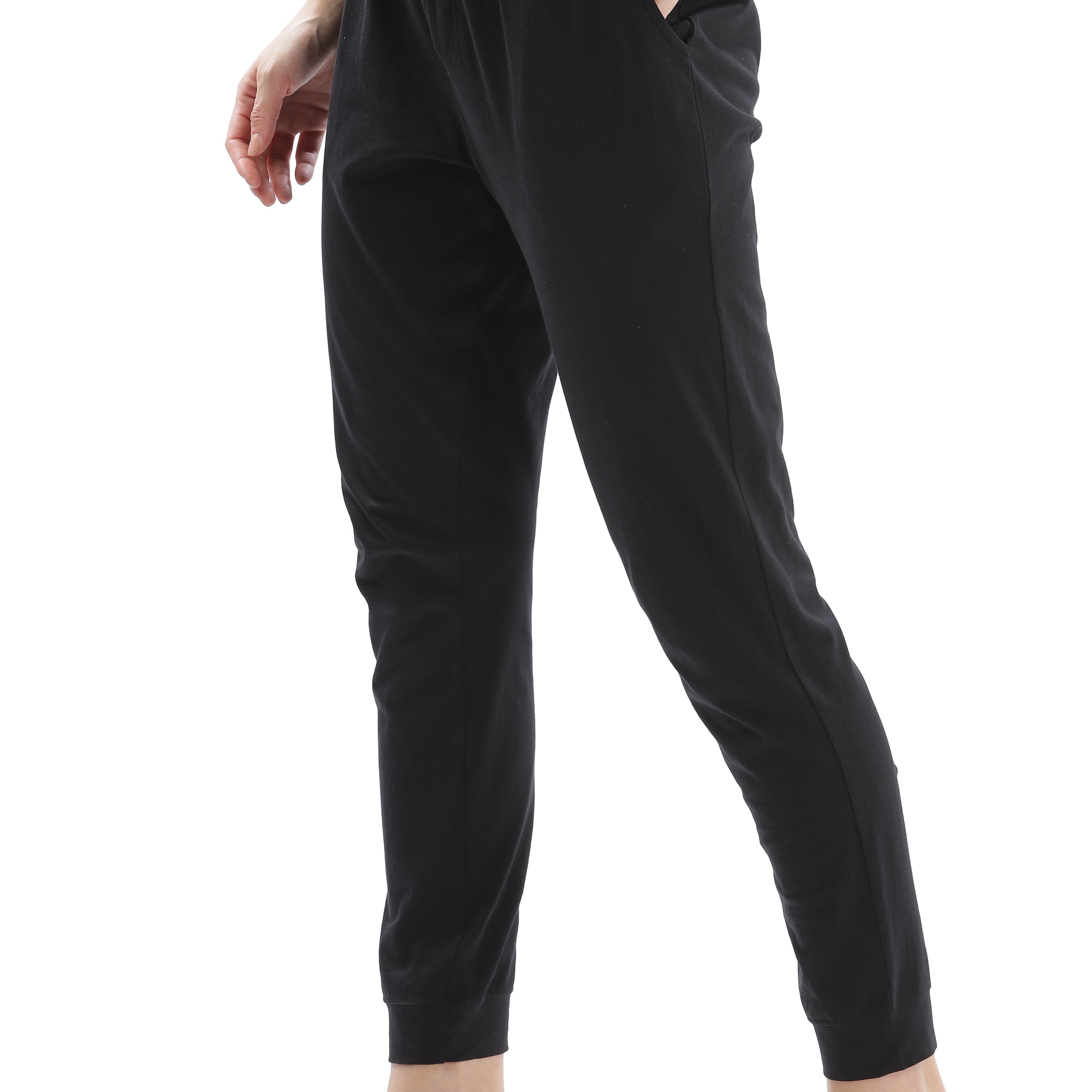 Women Organic Cotton Joggers Pant With Side Pockets and  Adjustable Waist