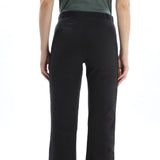 Women's Cotton Slim Flared Stretchy And slim Fit Slit Pant