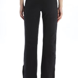 Women's Cotton Slim Flared Stretchy And Comfort Fit Slit Pant