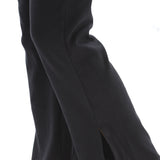 Women's Cotton Slim Flared Stretchy And Comfort Fit Slit Pant