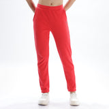 Womens Cotton Crop Top and Draw String Side Pocket Jogger