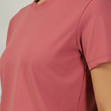 Women’s super stretchy ultra soft sweat wicking Nylon crop top