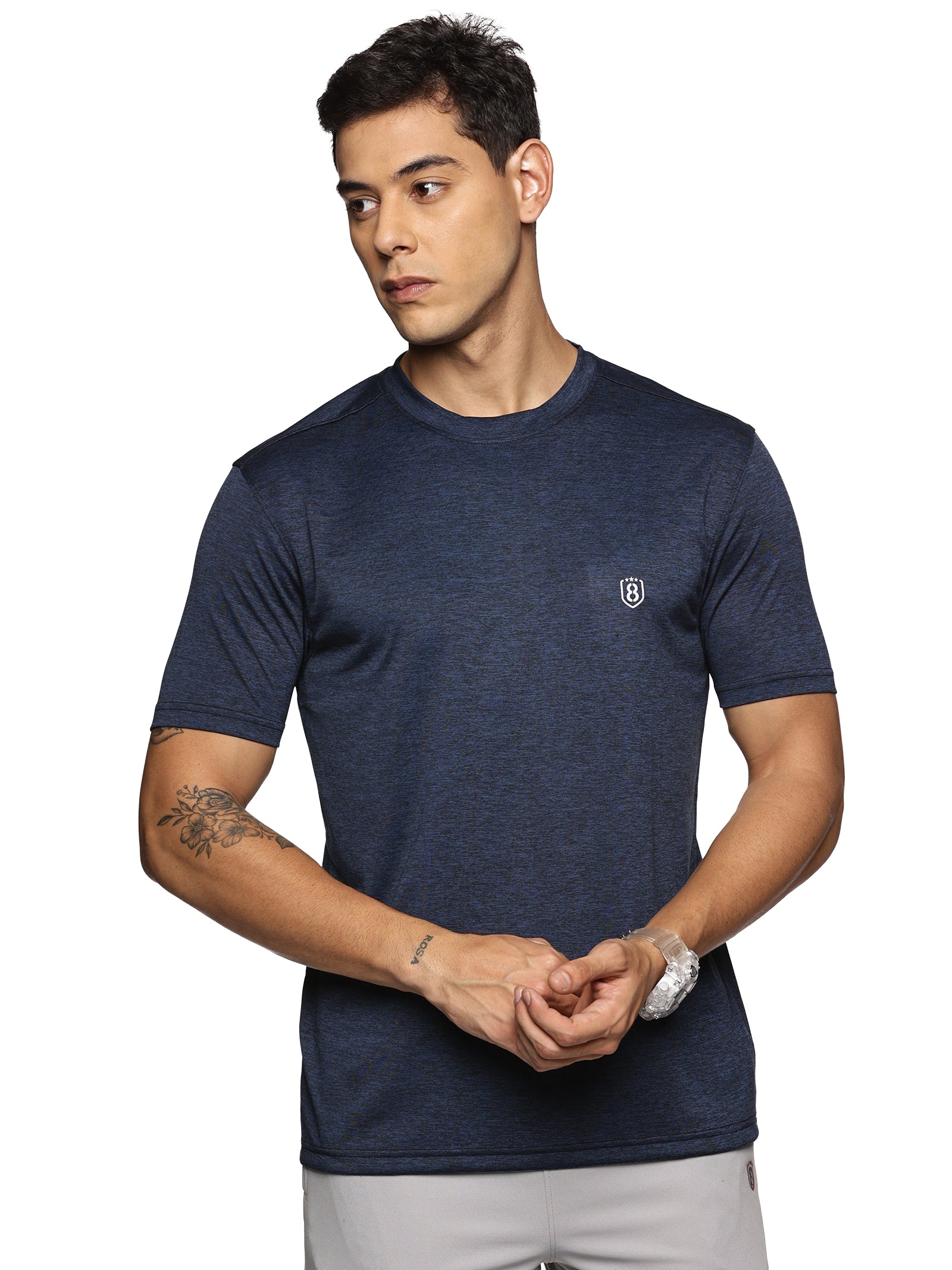 Men Regular Fit Round Neck Half sleeve T shirt