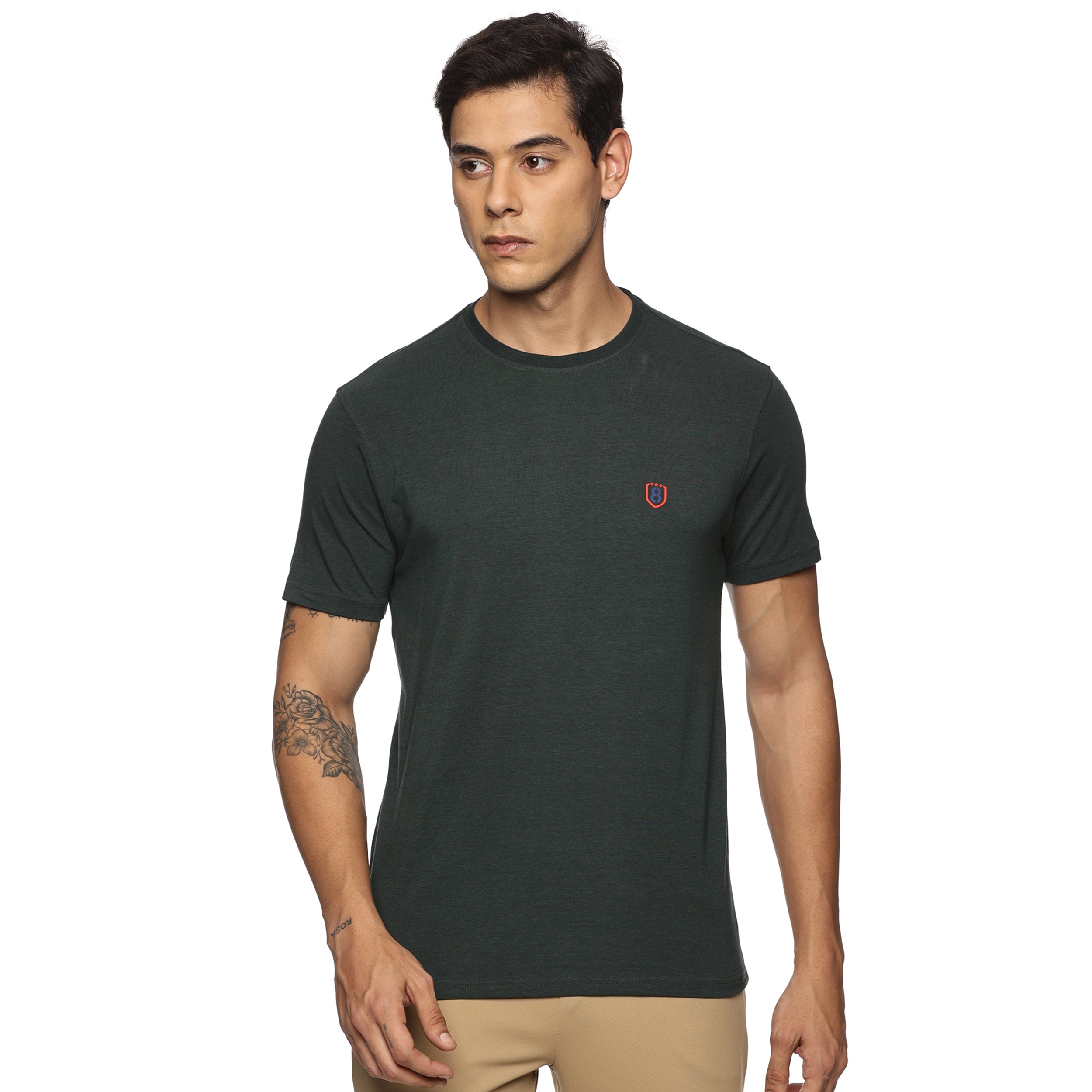 Men Round neck Bamboo Cotton T shirt