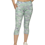 Women's Camouflage Slim-Fit Elasticated Capris