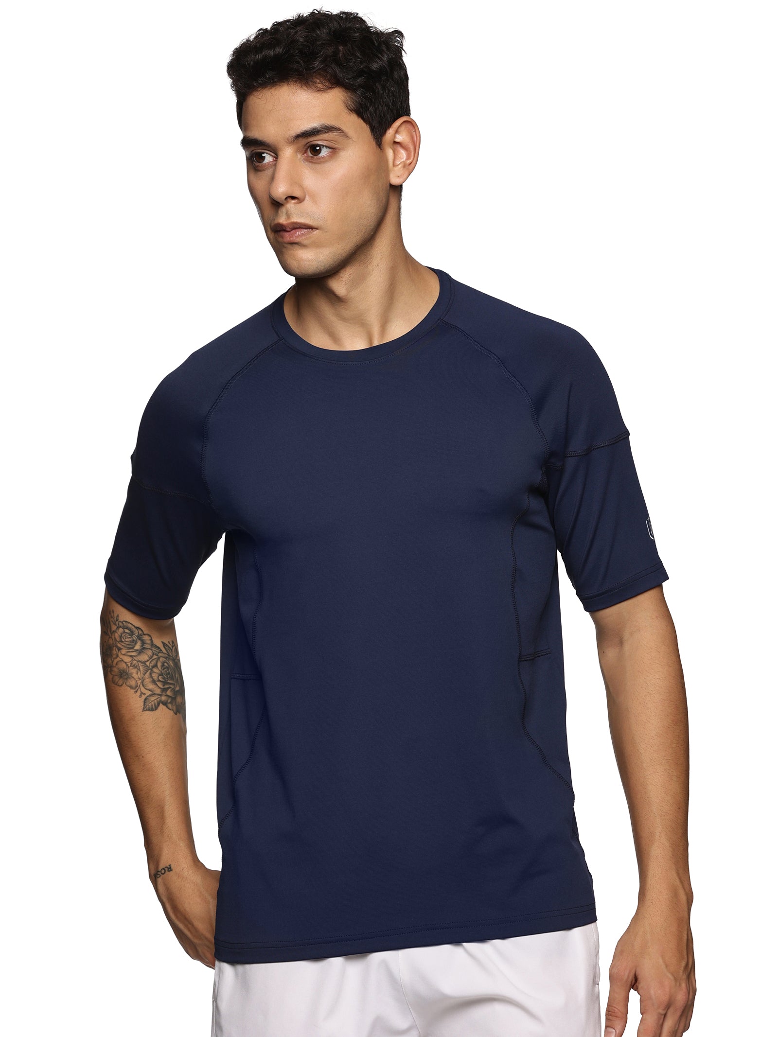 regular fit round neck men sports t-shirt