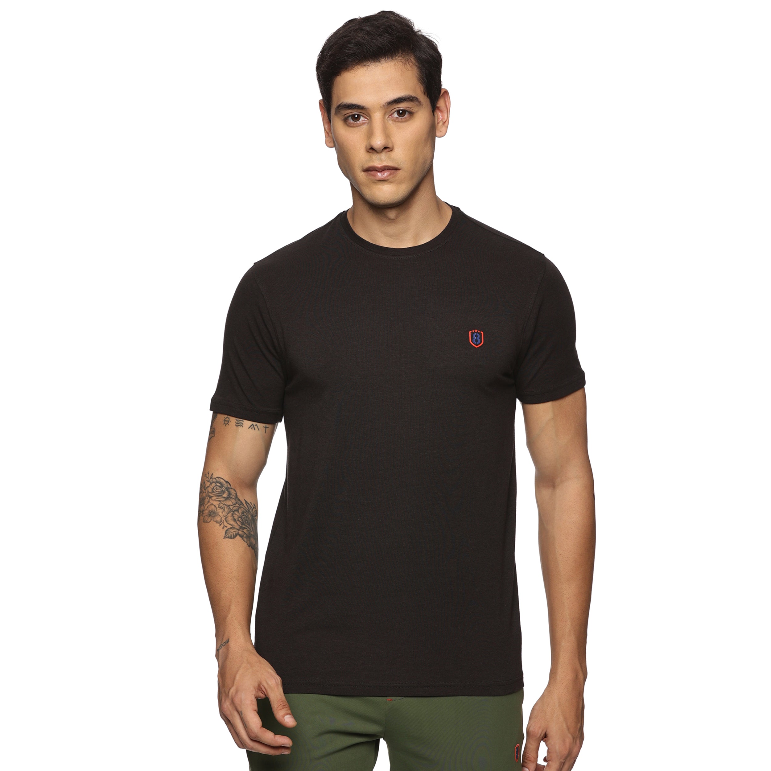 Men Round neck Bamboo Cotton T shirt