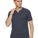 men half sleeves yoga t-shirt